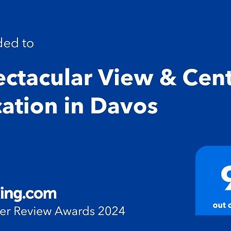 Spectacular View & Central Location In 다보스 외부 사진